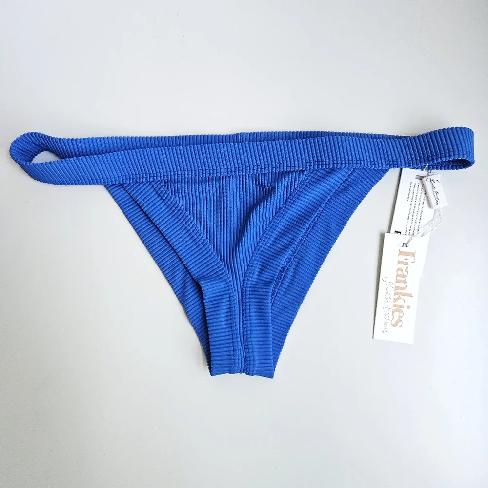 NWT Frankies Bikinis Cole Royal Blue Bottom